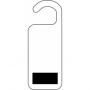 LED door hanger DO NOT DISTURB, black, white